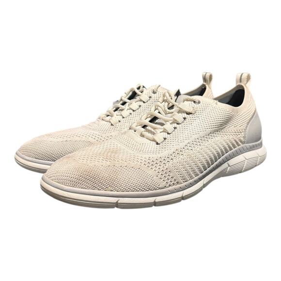 Johnston & Murphy Other - Johnston Murphy Men’s Knit Top Sneakers White Size 11.5 M B22 59 3618